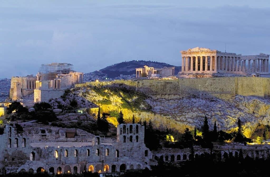 ribben fossil Brokke sig Seværdigheder i og omkring Athen - Ferie under sydens sol