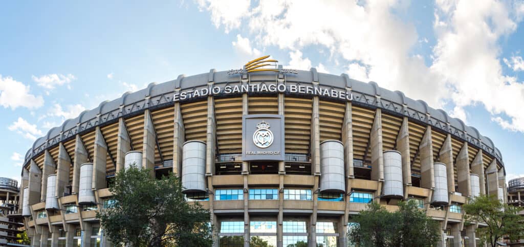 santiago bernabeu stadion er den berømte hjemmebane for fodboldholdet real madrid fodbold 1
