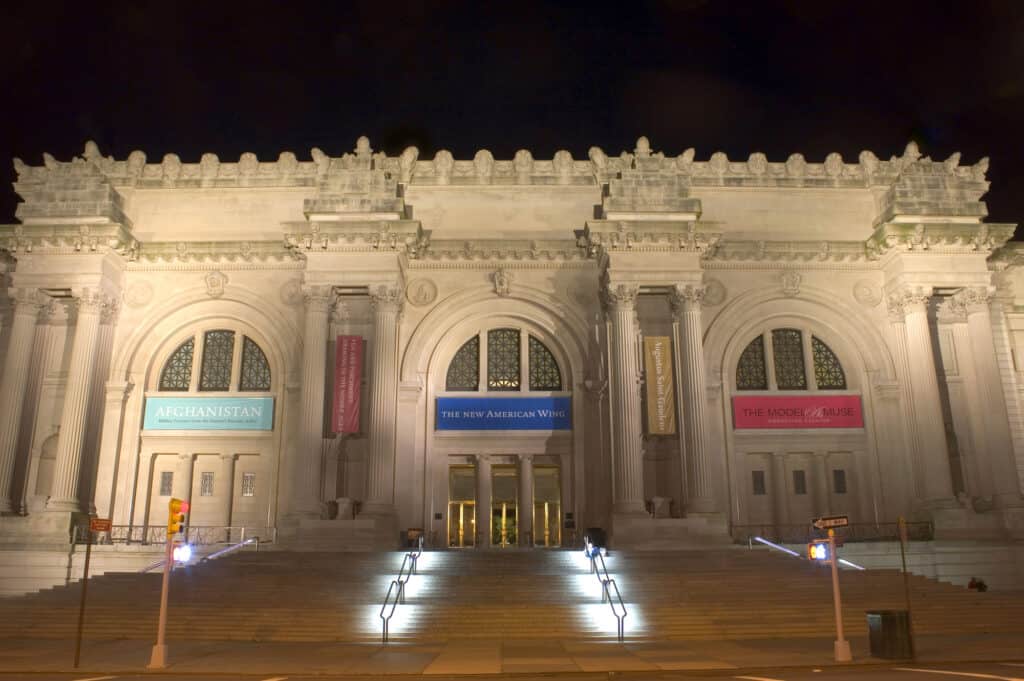 the metropolitan museum of art i new york også kaldet the met hvor der hvert år holdes en meget omtalt gallafest